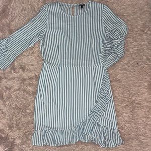 Blue strip dress